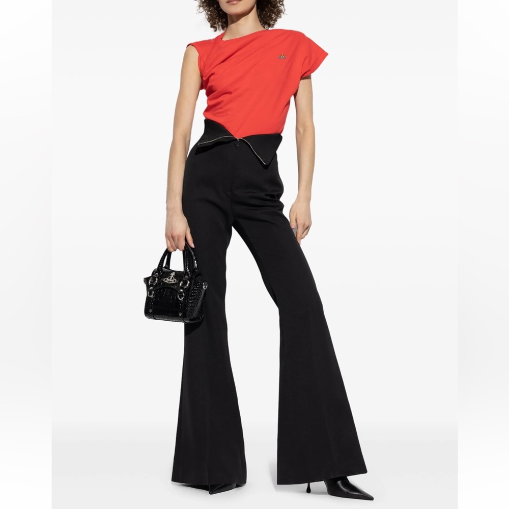 $240 Vivienne Westwood Hebo T-shirt, in Poppy red, S